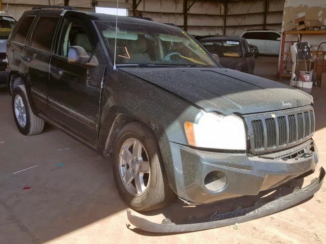 1J4GS48K85C658025 - 2005 JEEP GRAND CHER GREEN photo 1