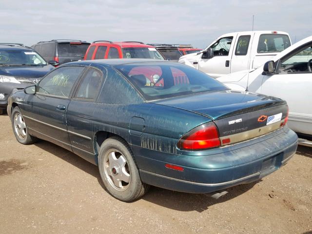 2G1WX12K0X9266038 - 1999 CHEVROLET MONTE CARL GREEN photo 3