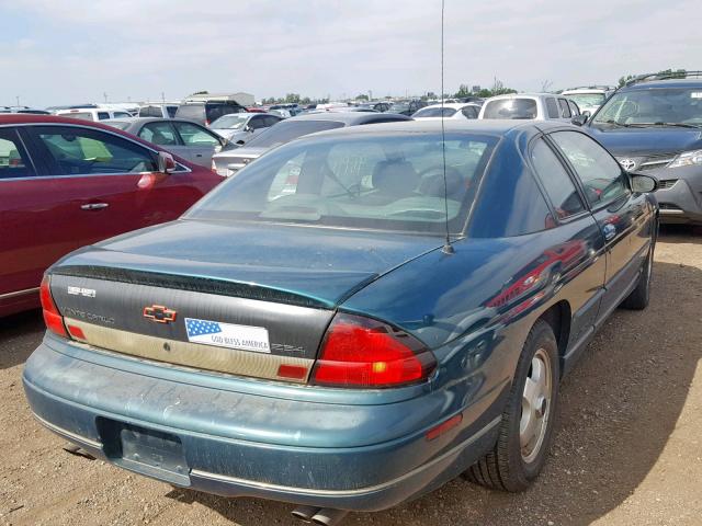 2G1WX12K0X9266038 - 1999 CHEVROLET MONTE CARL GREEN photo 4