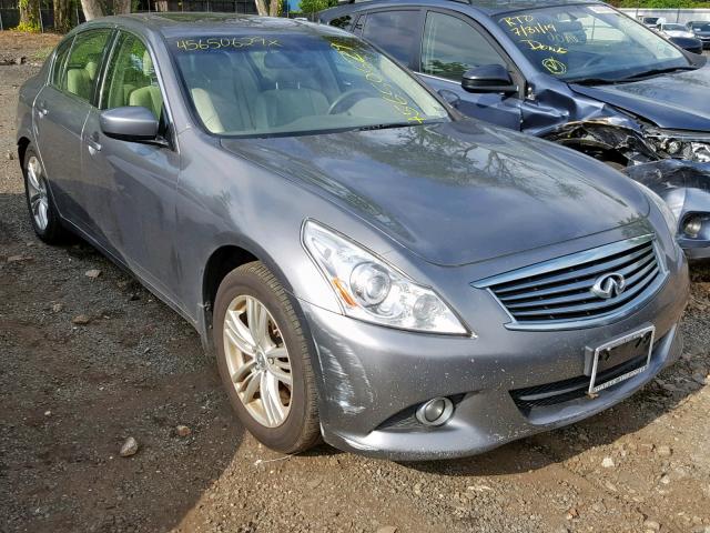 JN1CV6AR3DM760875 - 2013 INFINITI G37 GRAY photo 1