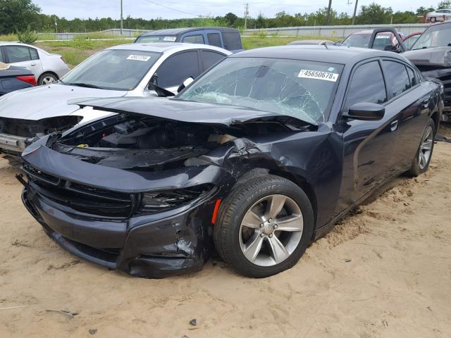 2C3CDXHG9GH215060 - 2016 DODGE CHARGER SX BLACK photo 2