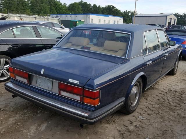 SCAZN42A7FCX13093 - 1985 ROLLS-ROYCE SILVER SPU BLUE photo 4