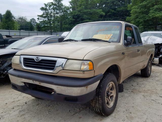 4F4YR16C2YTM32641 - 2000 MAZDA B2500 CAB TAN photo 2