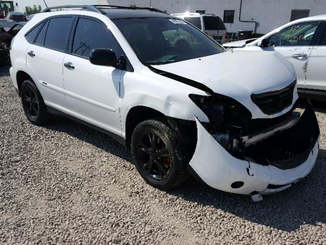 JTJHW31U282857230 - 2008 LEXUS RX 400H WHITE photo 1