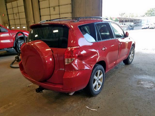 JTMBD31V186064355 - 2008 TOYOTA RAV4 LIMIT RED photo 4