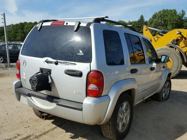 1J4GL58K73W553345 - 2003 JEEP LIBERTY LI SILVER photo 4