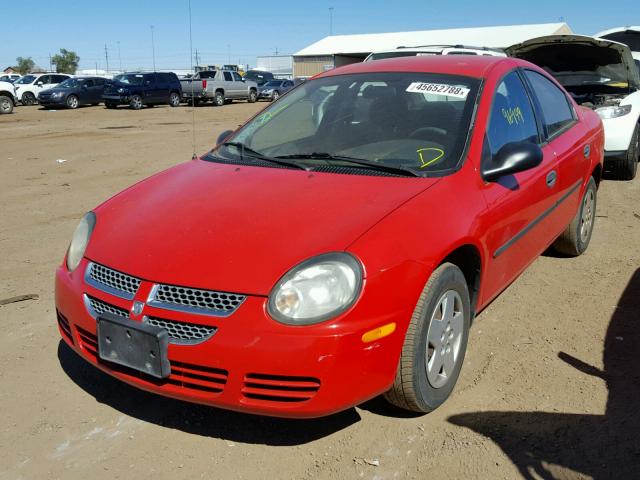 1B3ES26C63D107758 - 2003 DODGE NEON RED photo 2