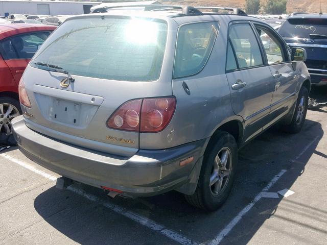 JT6HF10U6Y0102027 - 2000 LEXUS RX 300 GRAY photo 4