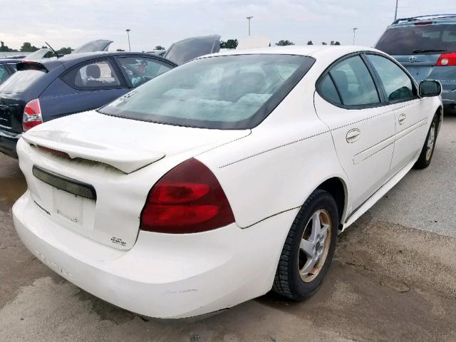 2G2WP522751273082 - 2005 PONTIAC GRAND PRIX WHITE photo 4