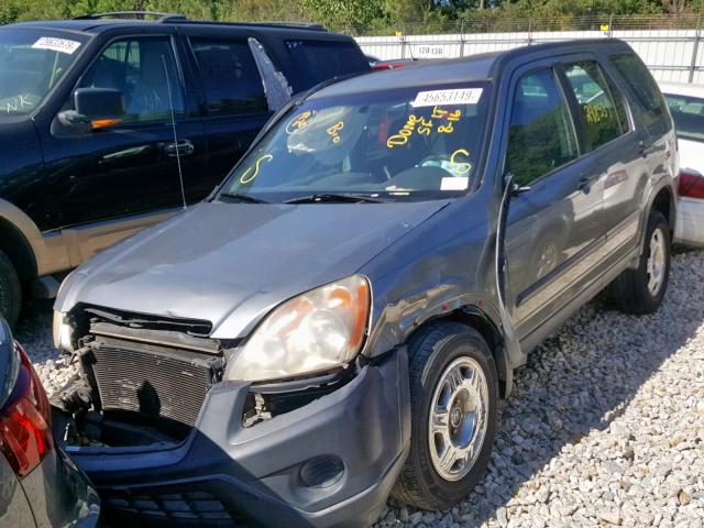 SHSRD68536U403259 - 2006 HONDA CR-V LX GRAY photo 2