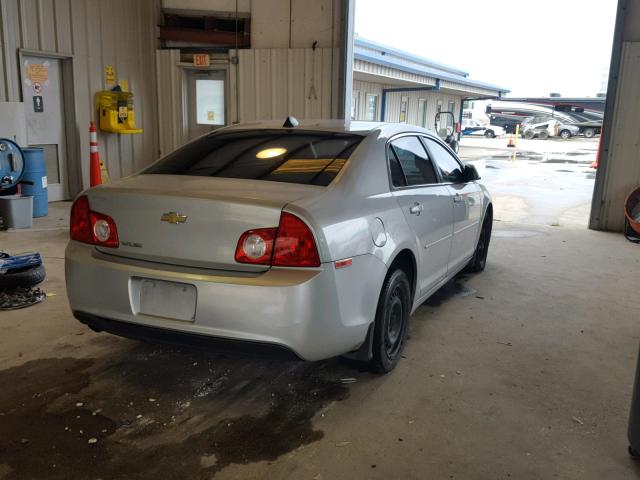 1G1ZB5E02CF321586 - 2012 CHEVROLET MALIBU LS 银色 照片 4