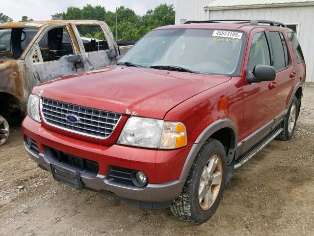 1FMZU73K13ZB33475 - 2003 FORD EXPLORER X RED photo 2