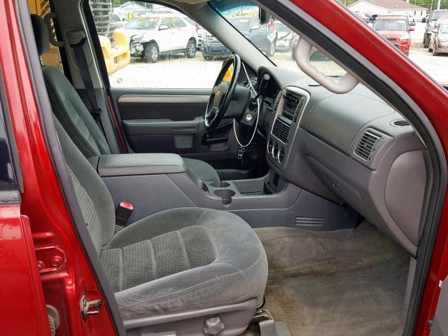 1FMZU73K13ZB33475 - 2003 FORD EXPLORER X RED photo 5