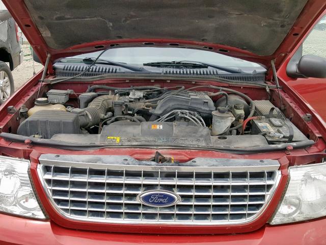 1FMZU73K13ZB33475 - 2003 FORD EXPLORER X RED photo 7