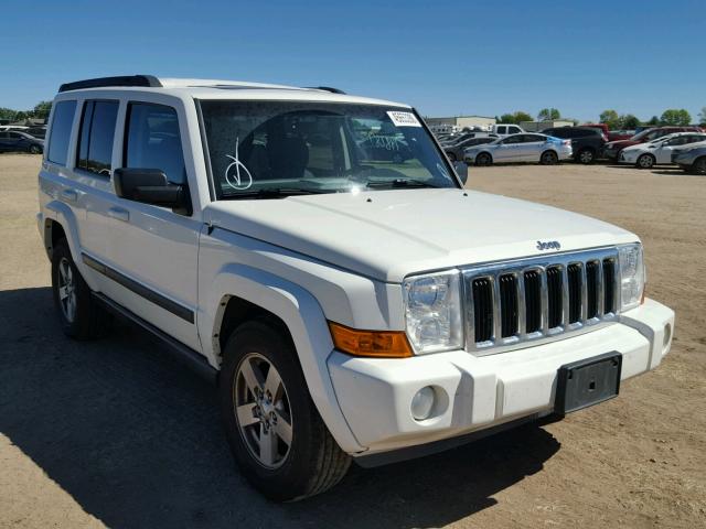 1J8HG48K98C234989 - 2008 JEEP COMMANDER WHITE photo 1