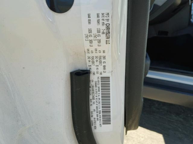 1J8HG48K98C234989 - 2008 JEEP COMMANDER WHITE photo 10