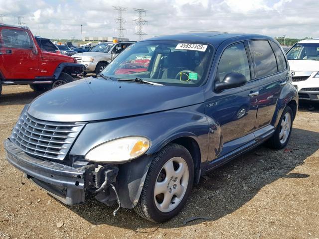 3C4FY58B12T221134 - 2002 CHRYSLER PT CRUISER BLUE photo 2