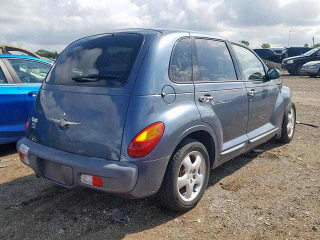 3C4FY58B12T221134 - 2002 CHRYSLER PT CRUISER BLUE photo 4