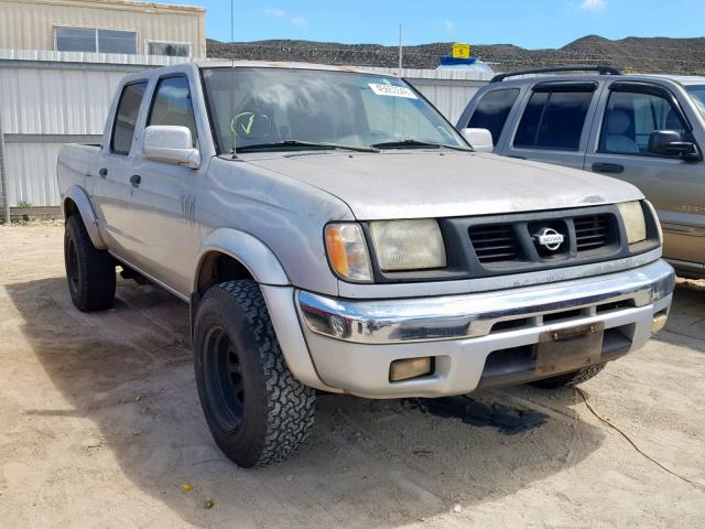 1N6ED27T8YC337786 - 2000 NISSAN FRONTIER C SILVER photo 1