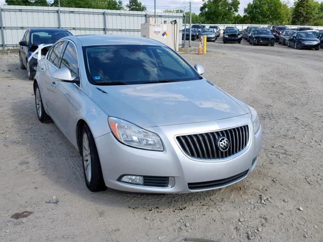 2G4GS5EV6D9214248 - 2013 BUICK REGAL PREM SILVER photo 1