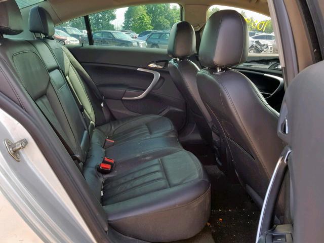 2G4GS5EV6D9214248 - 2013 BUICK REGAL PREM SILVER photo 6