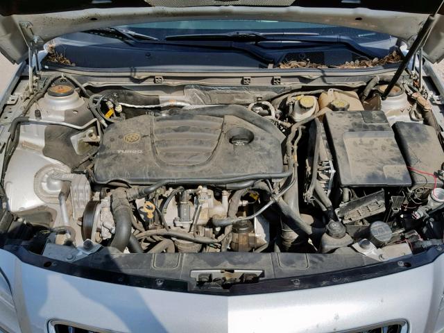 2G4GS5EV6D9214248 - 2013 BUICK REGAL PREM SILVER photo 7