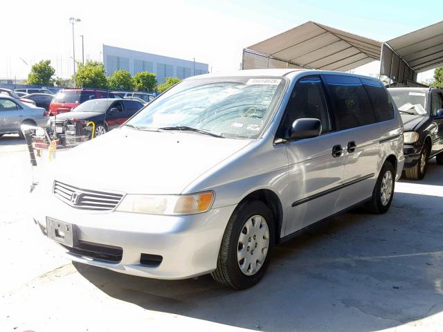 2HKRL18551H522356 - 2001 HONDA ODYSSEY LX SILVER photo 2