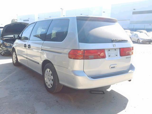 2HKRL18551H522356 - 2001 HONDA ODYSSEY LX SILVER photo 3