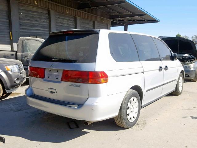 2HKRL18551H522356 - 2001 HONDA ODYSSEY LX SILVER photo 4