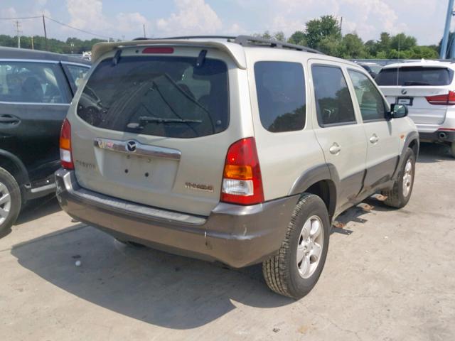 4F2CZ96134KM34222 - 2004 MAZDA TRIBUTE ES 棕色 照片 4