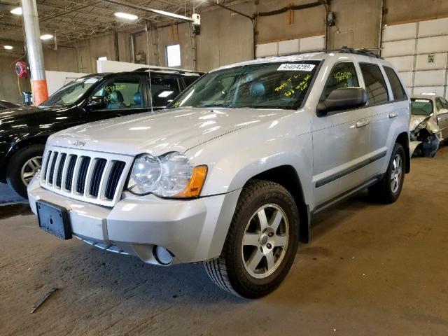 1J8GR48K48C204434 - 2008 JEEP GRAND CHER SILVER photo 2