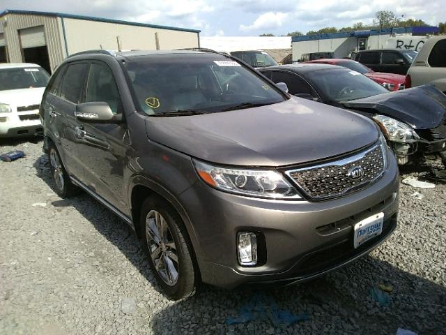 5XYKWDA78EG503979 - 2014 KIA SORENTO SX GRAY photo 1