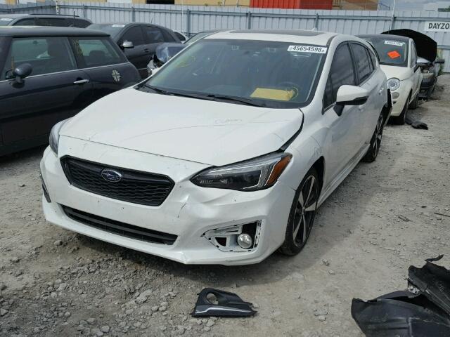 4S3GTAZ64H3753138 - 2017 SUBARU IMPREZA LI WHITE photo 2