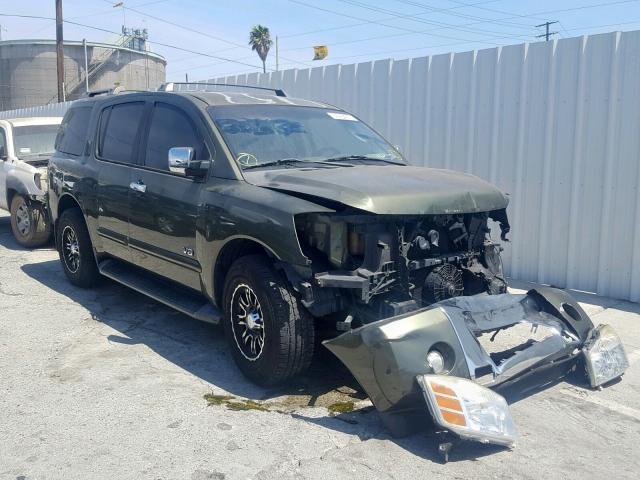 5N1AA08A05N717406 - 2005 NISSAN ARMADA SE GREEN photo 1