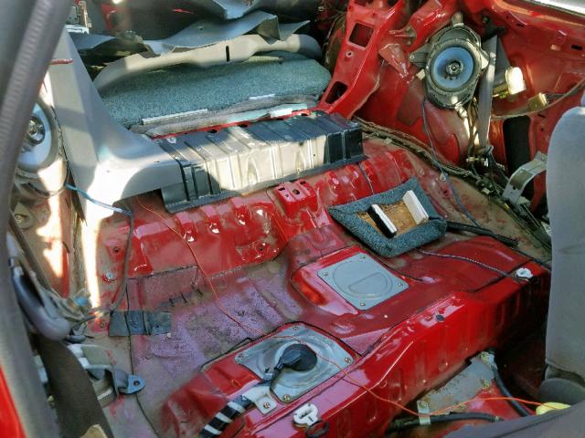 4A3AK44Y1WE005173 - 1998 MITSUBISHI ECLIPSE GS RED photo 6