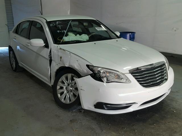 1C3CCBAB0CN145535 - 2012 CHRYSLER 200 LX WHITE photo 1