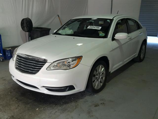 1C3CCBAB0CN145535 - 2012 CHRYSLER 200 LX WHITE photo 2