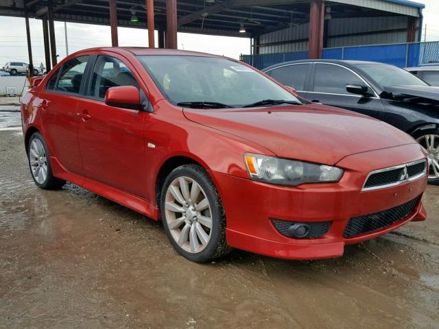 JA32U8FW9AU019985 - 2010 MITSUBISHI LANCER GTS RED photo 1