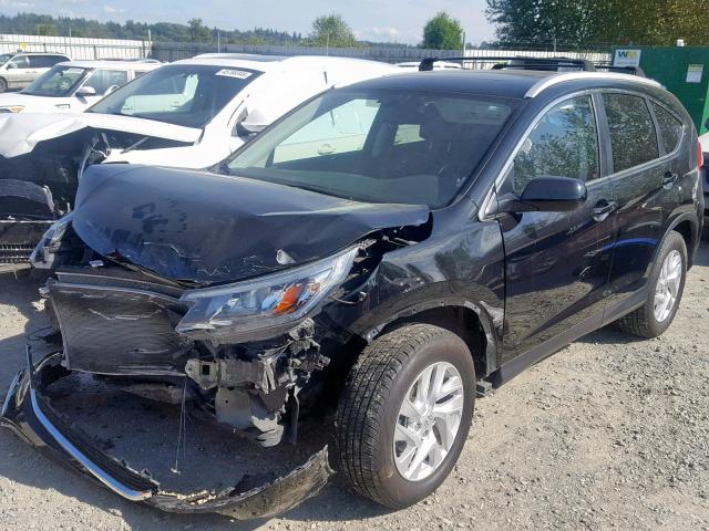 2HKRM4H78GH674463 - 2016 HONDA CR-V EXL BLACK photo 2