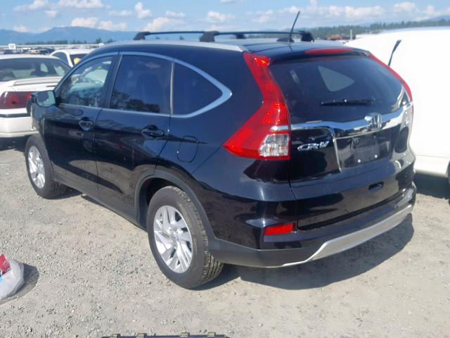 2HKRM4H78GH674463 - 2016 HONDA CR-V EXL BLACK photo 3