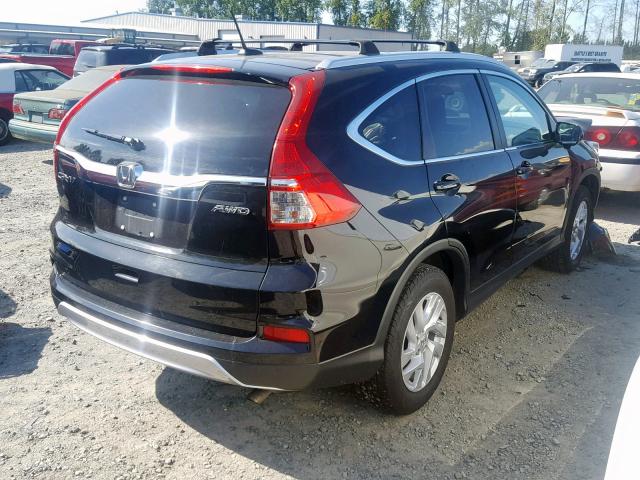 2HKRM4H78GH674463 - 2016 HONDA CR-V EXL BLACK photo 4