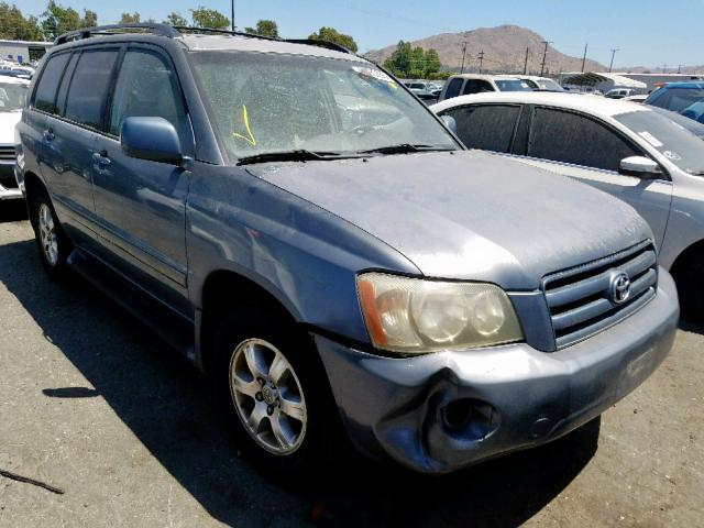 JTEDP21A340003041 - 2004 TOYOTA HIGHLANDER GRAY photo 1