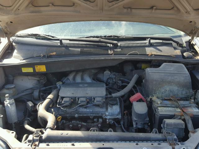 4T3ZF13C5YU259253 - 2000 TOYOTA SIENNA LE TAN photo 7