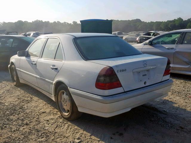 WDBHA29G4XA694478 - 1999 MERCEDES-BENZ C 280 WHITE photo 3