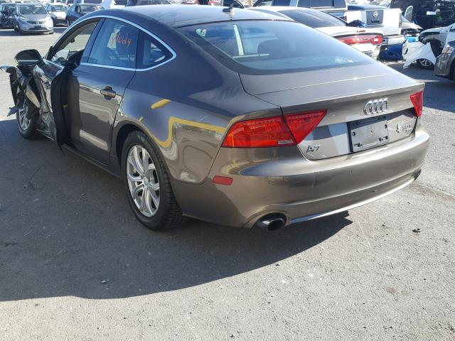 WAUSGAFC6CN002402 - 2012 AUDI A7 PRESTIG GRAY photo 3