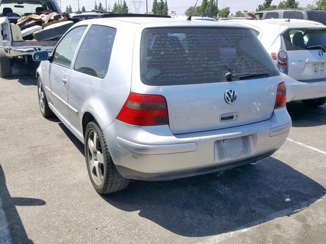 9BWDD61J514075227 - 2001 VOLKSWAGEN GTI GLS SILVER photo 3