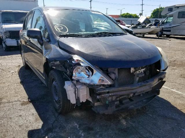 3N1BC13E79L402615 - 2009 NISSAN VERSA S BLACK photo 1