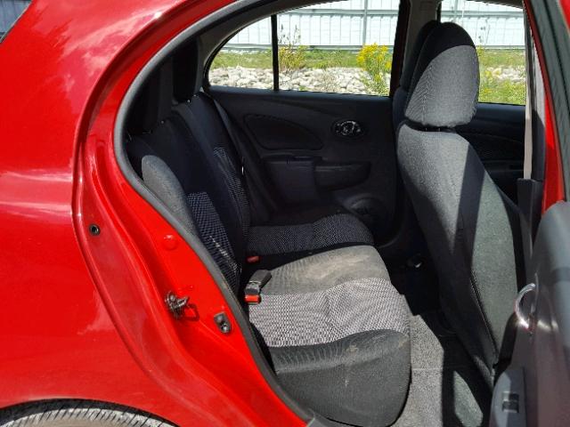 3N1CK3CP3GL236286 - 2016 NISSAN MICRA RED photo 6