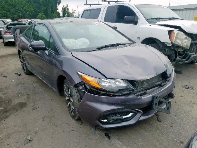 2HGFG3B09FH528923 - 2015 HONDA CIVIC EXL 灰色 照片 1