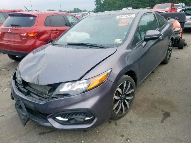 2HGFG3B09FH528923 - 2015 HONDA CIVIC EXL 灰色 照片 2
